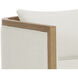 Chloe Natural / Heather Ivory Tweed Lounge Chair